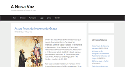 Desktop Screenshot of anosavoz.com