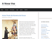 Tablet Screenshot of anosavoz.com